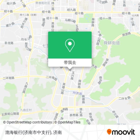 渤海银行(济南市中支行)地图