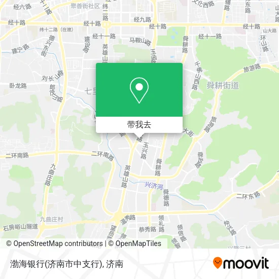 渤海银行(济南市中支行)地图