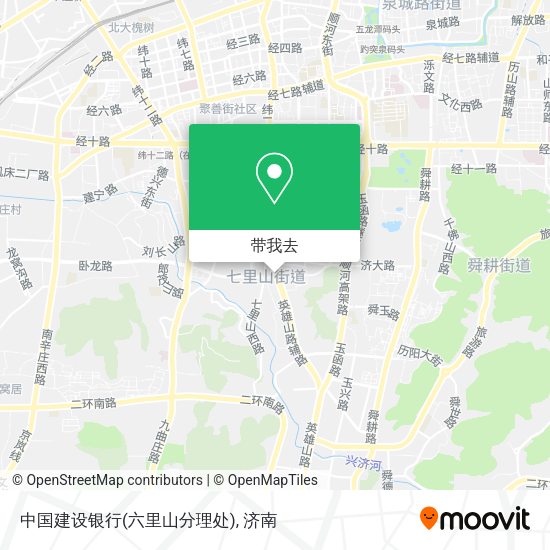 中国建设银行(六里山分理处)地图