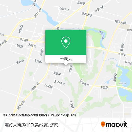 惠好大药房(长兴美郡店)地图
