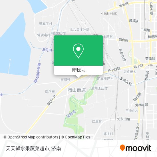 天天鲜水果蔬菜超市地图