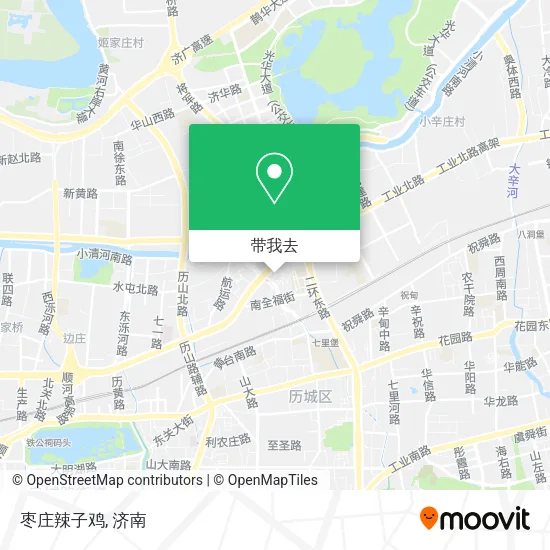 枣庄辣子鸡地图