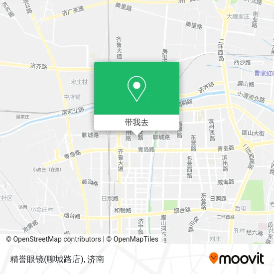 精誉眼镜(聊城路店)地图
