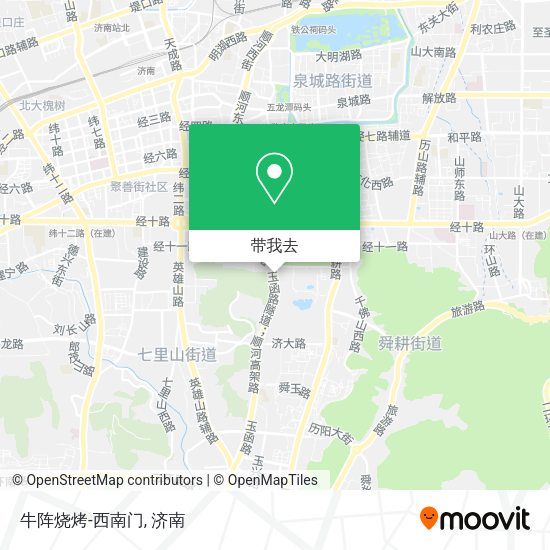 牛阵烧烤-西南门地图
