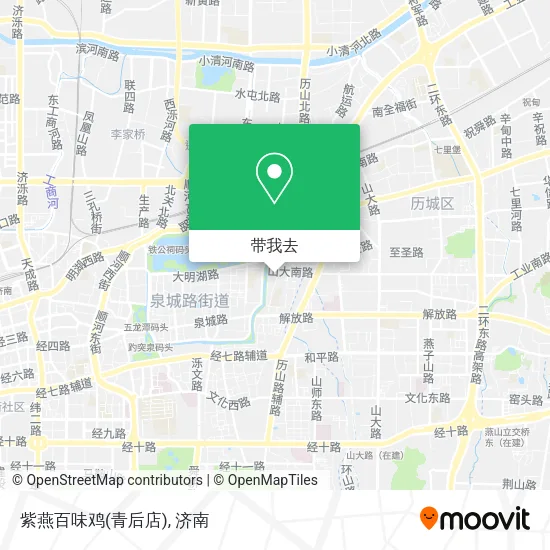 紫燕百味鸡(青后店)地图