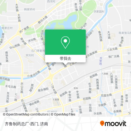 齐鲁制药总厂-西门地图