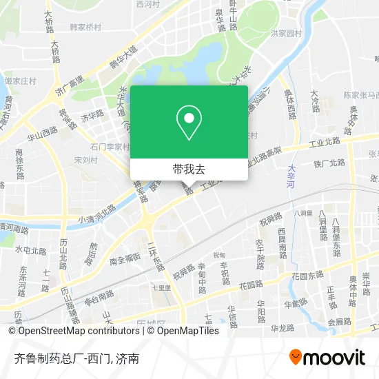 齐鲁制药总厂-西门地图
