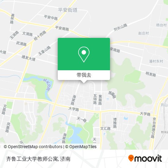 齐鲁工业大学教师公寓地图