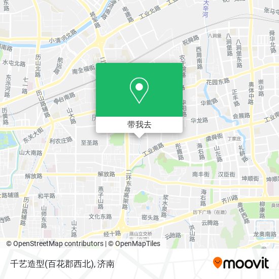 千艺造型(百花郡西北)地图