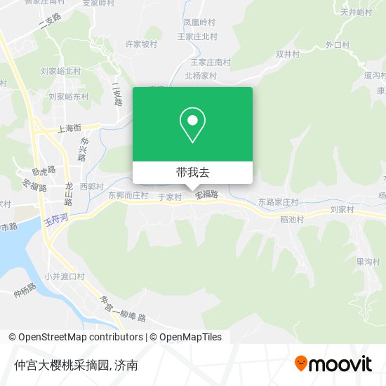 仲宫大樱桃采摘园地图