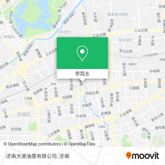 济南大港油墨有限公司地图