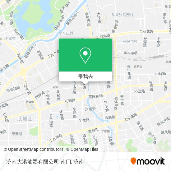 济南大港油墨有限公司-南门地图