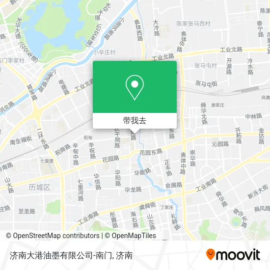 济南大港油墨有限公司-南门地图