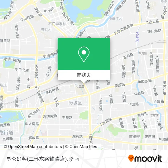 昆仑好客(二环东路辅路店)地图