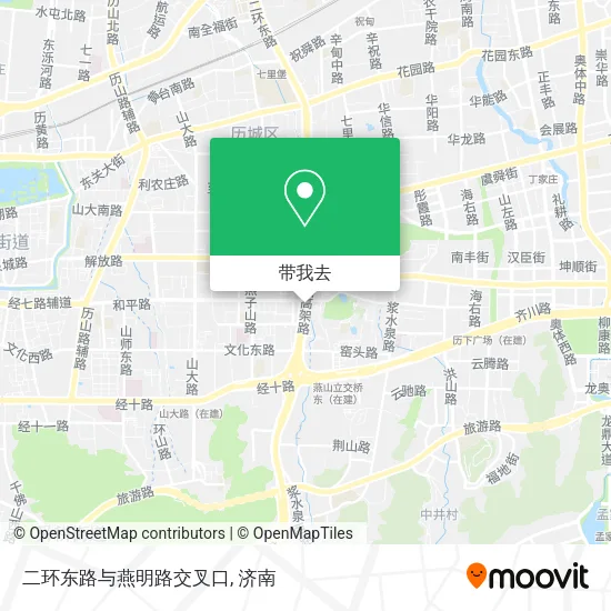 二环东路与燕明路交叉口地图