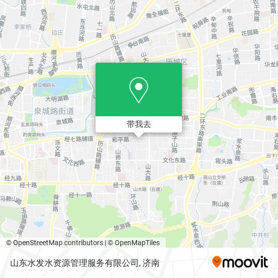 山东水发水资源管理服务有限公司地图
