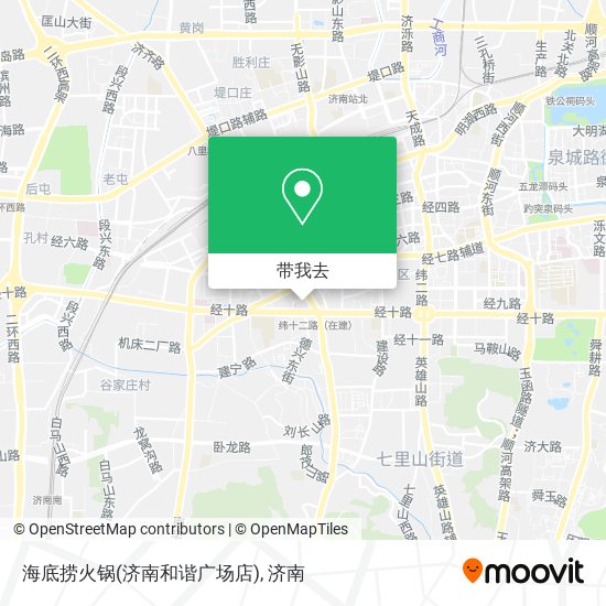 海底捞火锅(济南和谐广场店)地图
