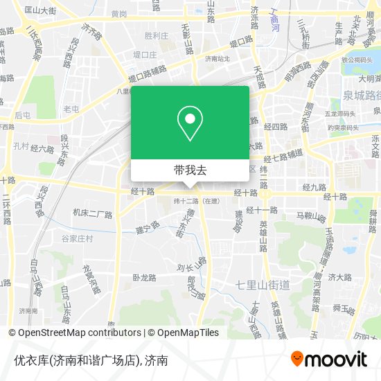 优衣库(济南和谐广场店)地图