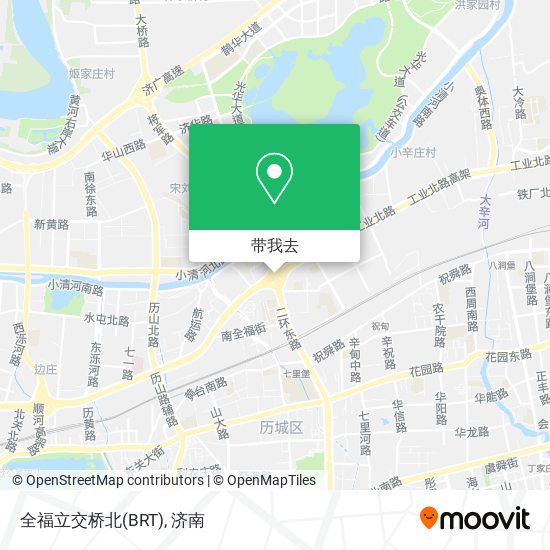 全福立交桥北(BRT)地图