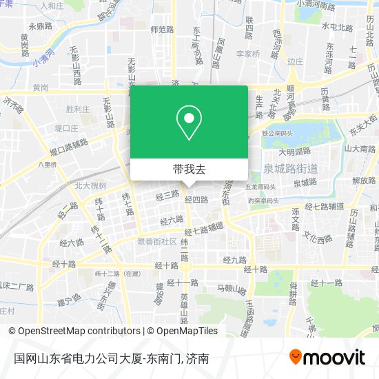 国网山东省电力公司大厦-东南门地图