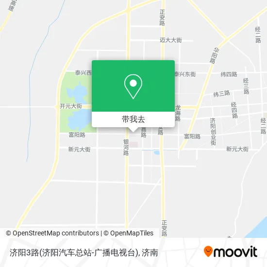 济阳3路(济阳汽车总站-广播电视台)地图