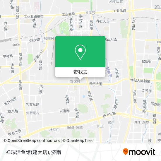 祥瑞活鱼馆(建大店)地图