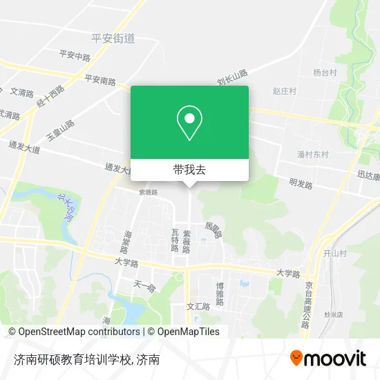 济南研硕教育培训学校地图