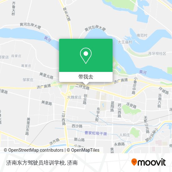 济南东方驾驶员培训学校地图