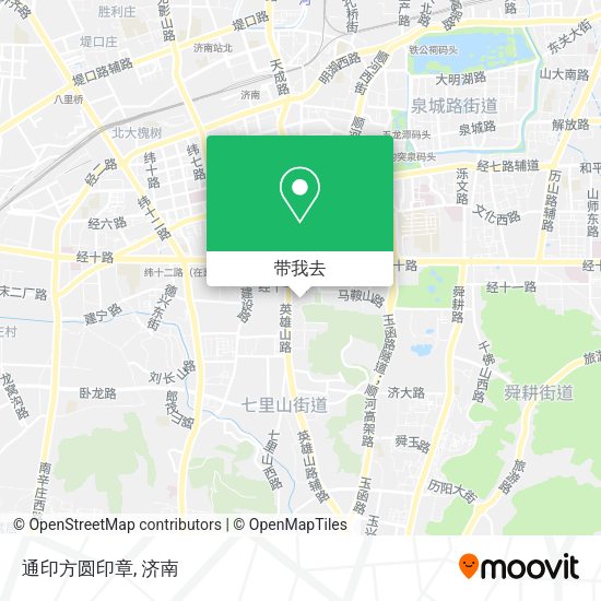 通印方圆印章地图