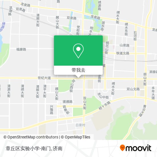 章丘区实验小学-南门地图