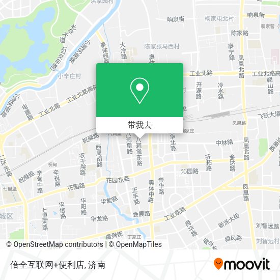 倍全互联网+便利店地图