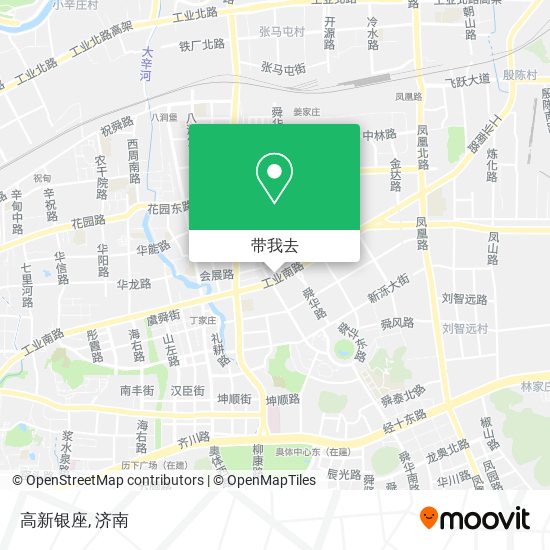 高新银座地图