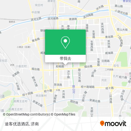 途客优选酒店地图