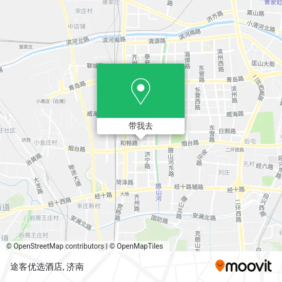 途客优选酒店地图