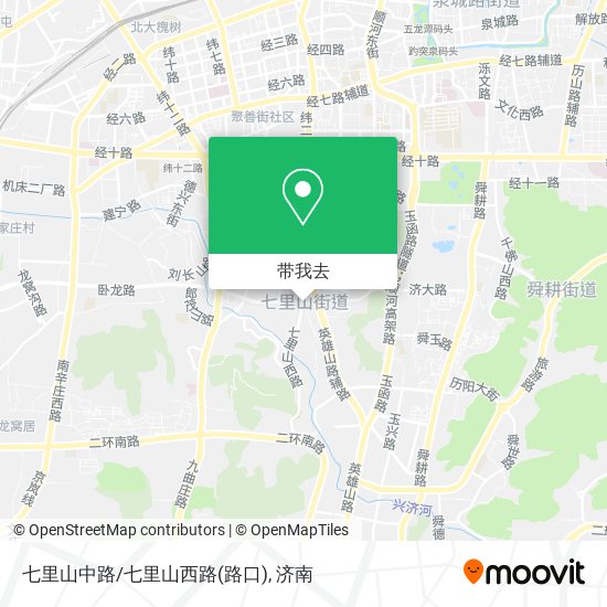 七里山中路/七里山西路(路口)地图