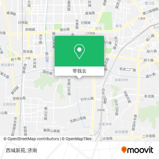 西城新苑地图