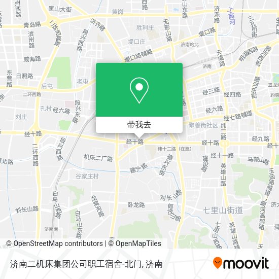 济南二机床集团公司职工宿舍-北门地图