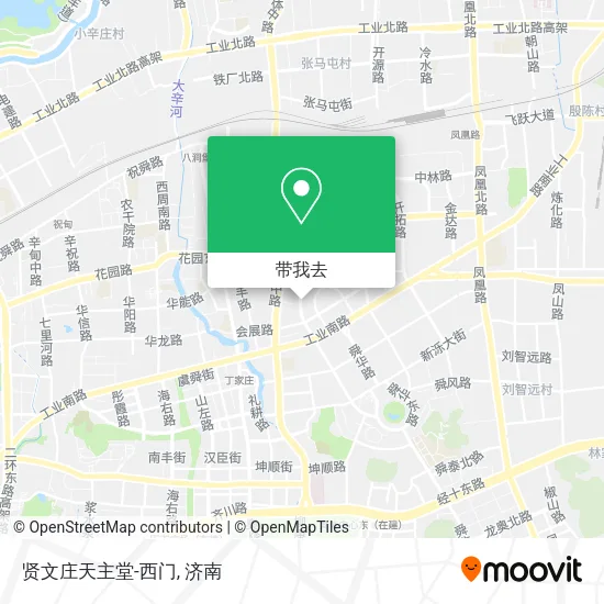 贤文庄天主堂-西门地图