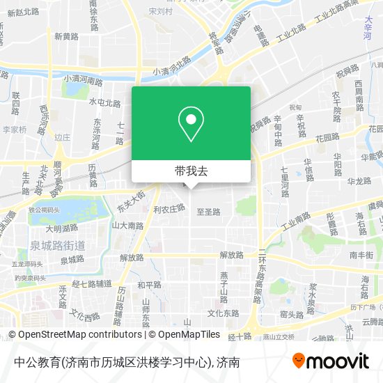 中公教育(济南市历城区洪楼学习中心)地图
