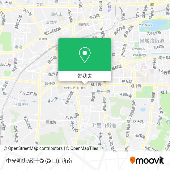 中光明街/经十路(路口)地图
