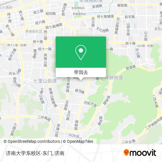 济南大学东校区-东门地图