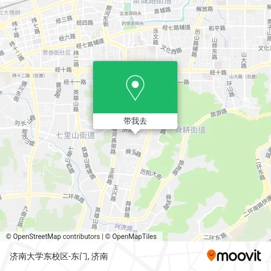 济南大学东校区-东门地图