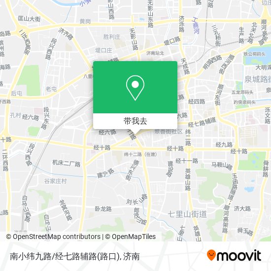 南小纬九路/经七路辅路(路口)地图