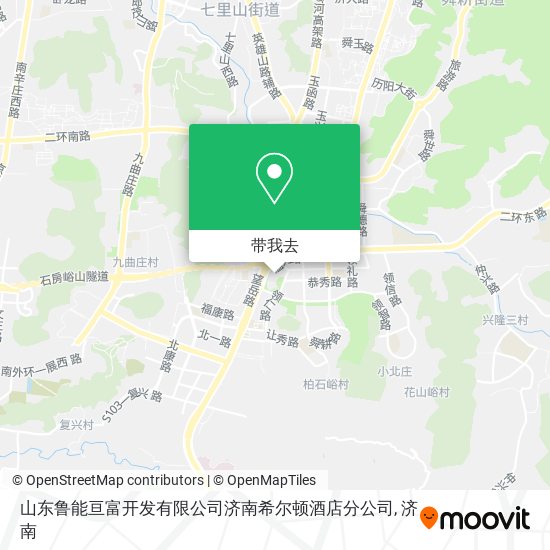 山东鲁能亘富开发有限公司济南希尔顿酒店分公司地图
