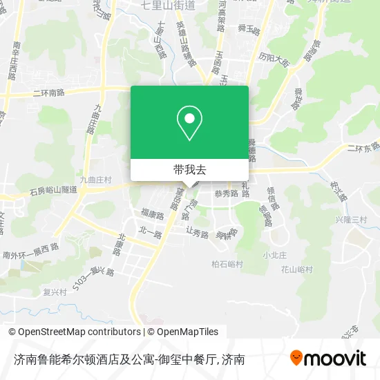 济南鲁能希尔顿酒店及公寓-御玺中餐厅地图