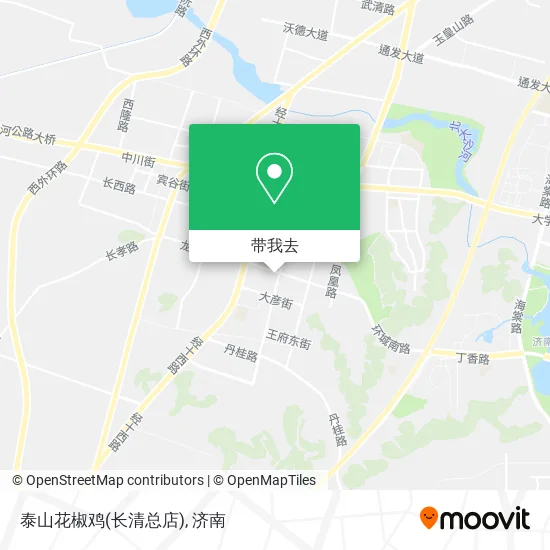 泰山花椒鸡(长清总店)地图