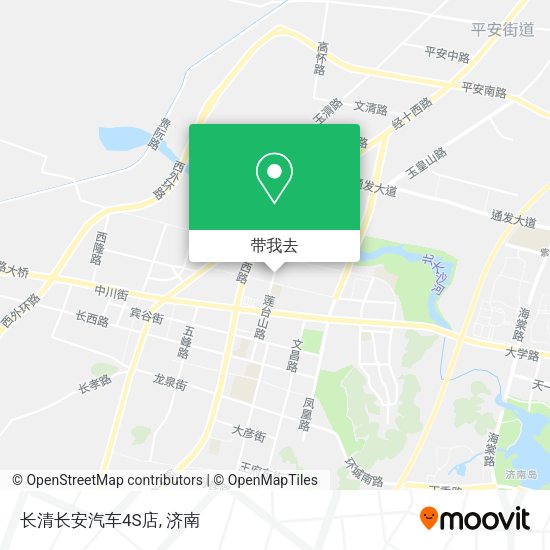 长清长安汽车4S店地图