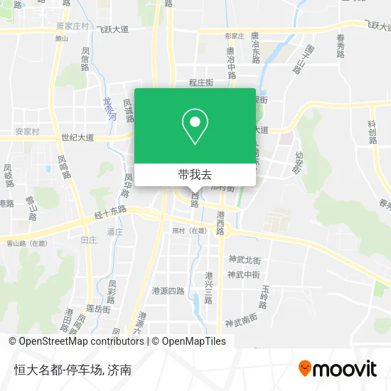 恒大名都-停车场地图