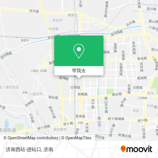 济南西站-进站口地图