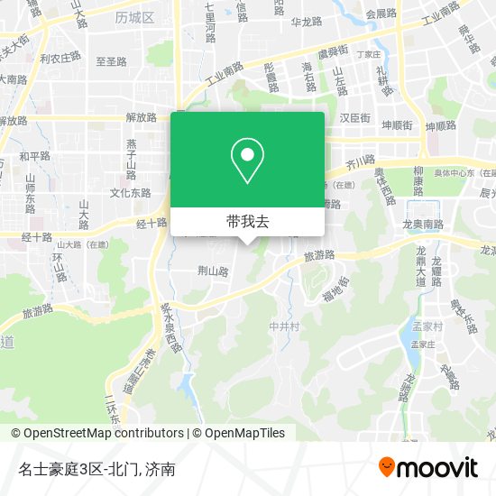 名士豪庭3区-北门地图